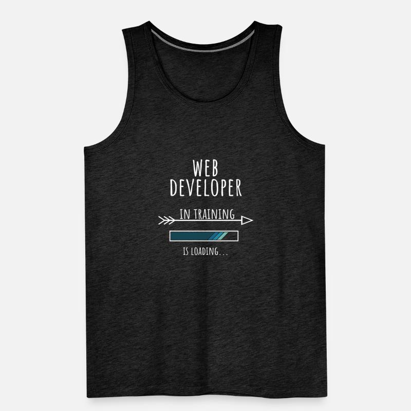 Web Developer in Training Profession Gift Men's Premium Organic Tank Top