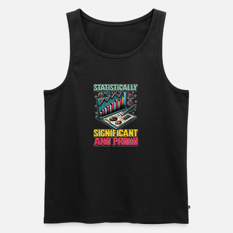 Statistician Statistically Significant Accountant - Männer Premium Bio Tank Top - Schwarz