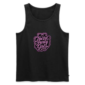 Ibiza Party Girls Holidays - Men's Premium Organic Tank Top - black - Front - Michal (187cm)