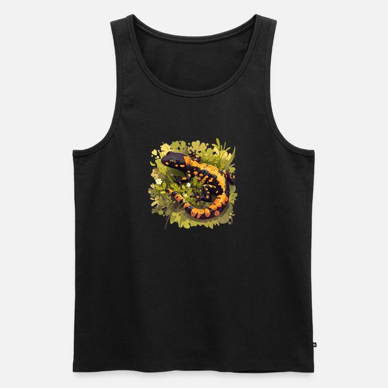 Salamanders Salamander - Männer Premium Bio Tank Top - Schwarz