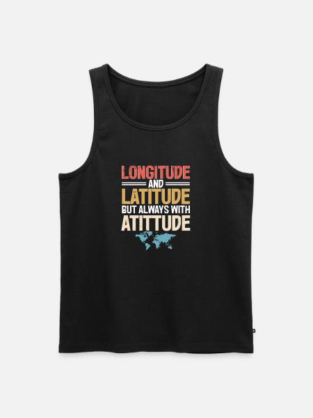 Geographic Information Systems - Men's Premium Organic Tank Top - black