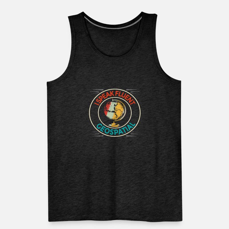 Geographic Information Systems Geospatial Men's Premium Organic Tank Top