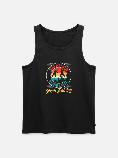 Escrima Arnis Martial Arts - Men's Premium Organic Tank Top - black