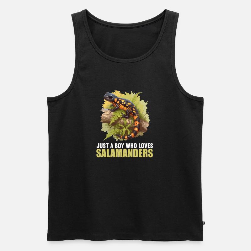 Salamanders Salamander - Männer Premium Bio Tank Top - Schwarz