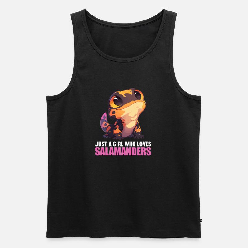 Salamanders Salamander - Männer Premium Bio Tank Top - Schwarz