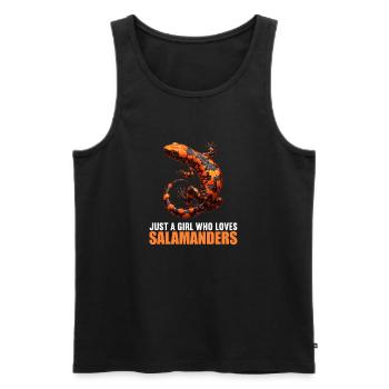 Salamanders Salamander - Men's Premium Organic Tank Top - black - Front - Michal (187cm)