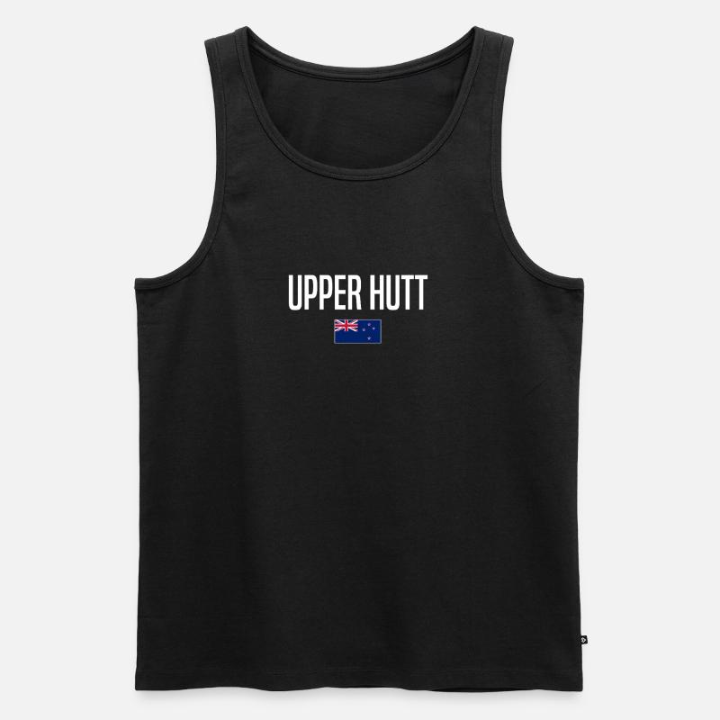 Upper Hutt Neuseeland - Männer Premium Bio Tank Top - Schwarz