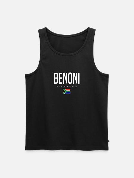 Benoni, Afrique du Sud - Débardeur bio Premium Homme - noir