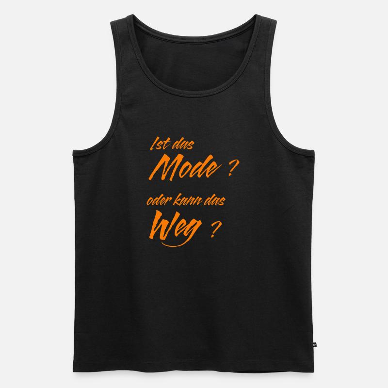 Ist das Mode? - Männer Premium Bio Tank Top - Schwarz