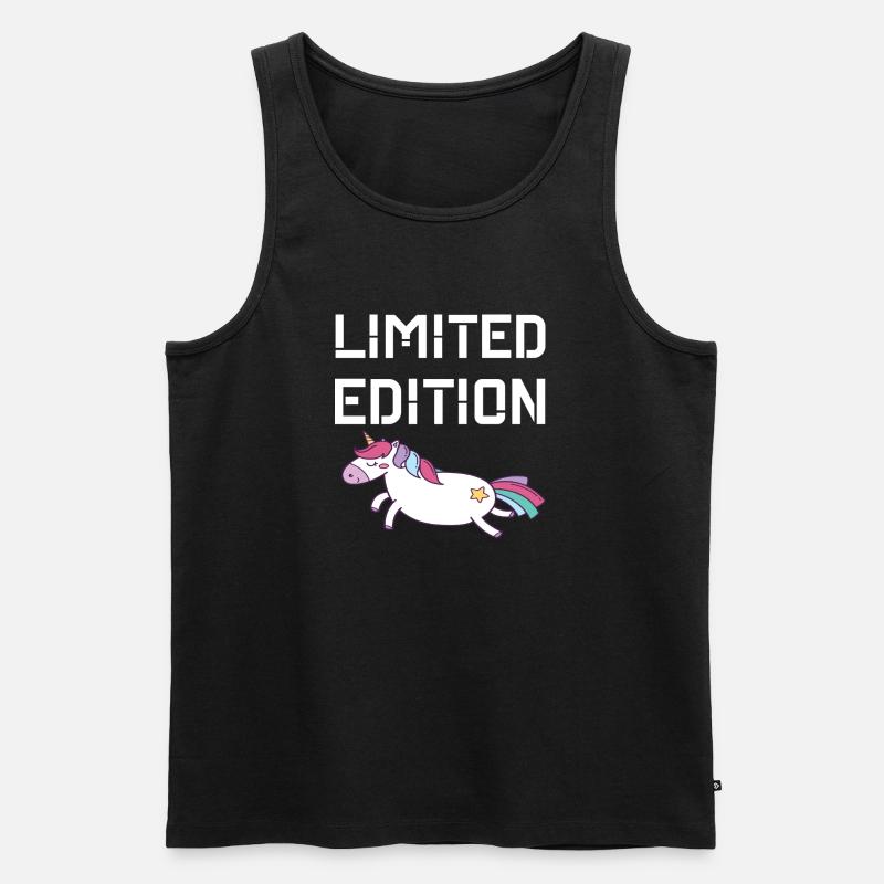 Limited Edition - Männer Premium Bio Tank Top - Schwarz