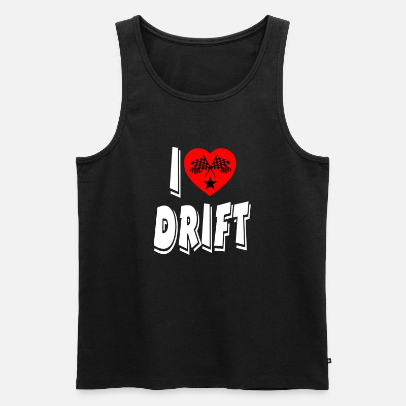 Auto - Männer Premium Bio Tank Top - Schwarz