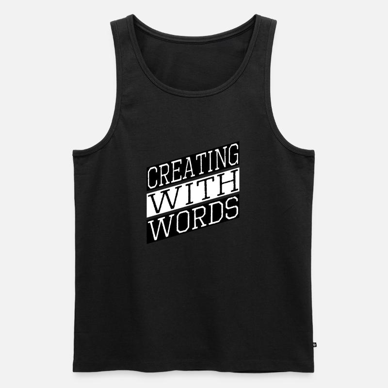 Creativity Boost Creative Thinking - Men's Premium Organic Tank Top - black