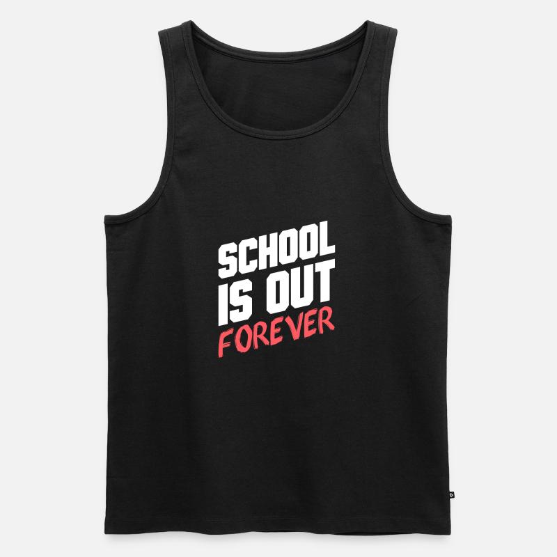 Schulabschluss - Männer Premium Bio Tank Top - Schwarz