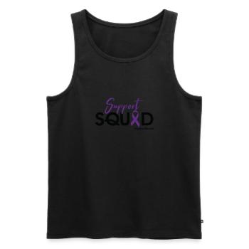 Unterstützen Sie Den Trupp - # Zystische Fibrose - Männer Premium Bio Tank Top - Schwarz - Vorne - Michal (187cm)