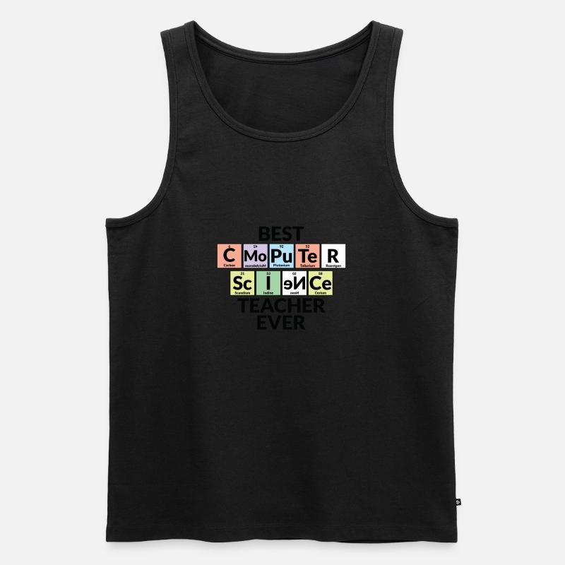Bester Informatiklehrer Aller Zeiten - Männer Premium Bio Tank Top - undefined
