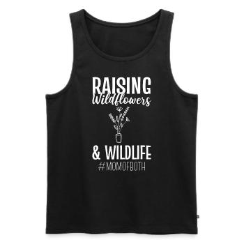 Raising Wildflowers & Wildlife Florist - Männer Premium Bio Tank Top - Schwarz - Vorne - Michal (187cm)