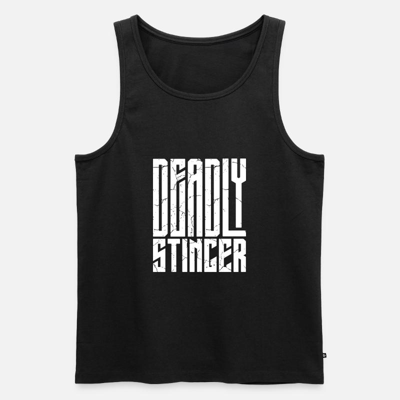 Deadly Stinger - Männer Premium Bio Tank Top - Schwarz