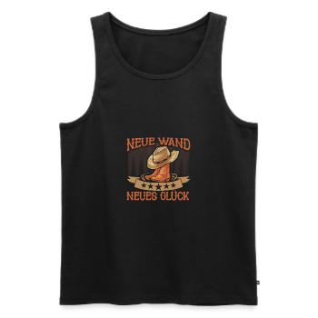Line Dance Country Cowboy Western Line Dancing - Männer Premium Bio Tank Top - Schwarz - Vorne - Michal (187cm)