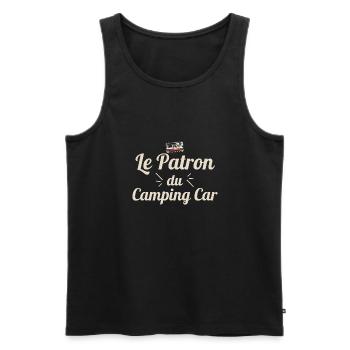 The of the Motorhome - Men's Premium Organic Tank Top - black - Front - AI Model Male 178 light (178cm)