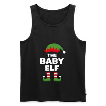 The Baby Elf - Men's Premium Organic Tank Top - black - Front - AI Model Male 178 light (178cm)