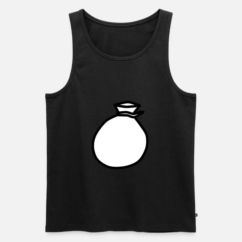 backpack suitcase backpack bag briefcase36 - Men's Premium Organic Tank Top - black