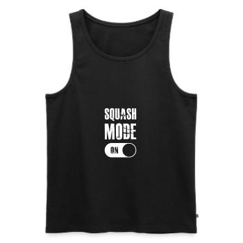 Mode Squash sur cadeau pour les joueurs de squash - Débardeur bio Premium Homme - noir - Devant - AI Model Male 178 light (178cm)