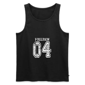 Prizren 04 Kosovo Albaner Design - Männer Premium Bio Tank Top - Schwarz - Vorne - AI Model Male 178 light (178cm)