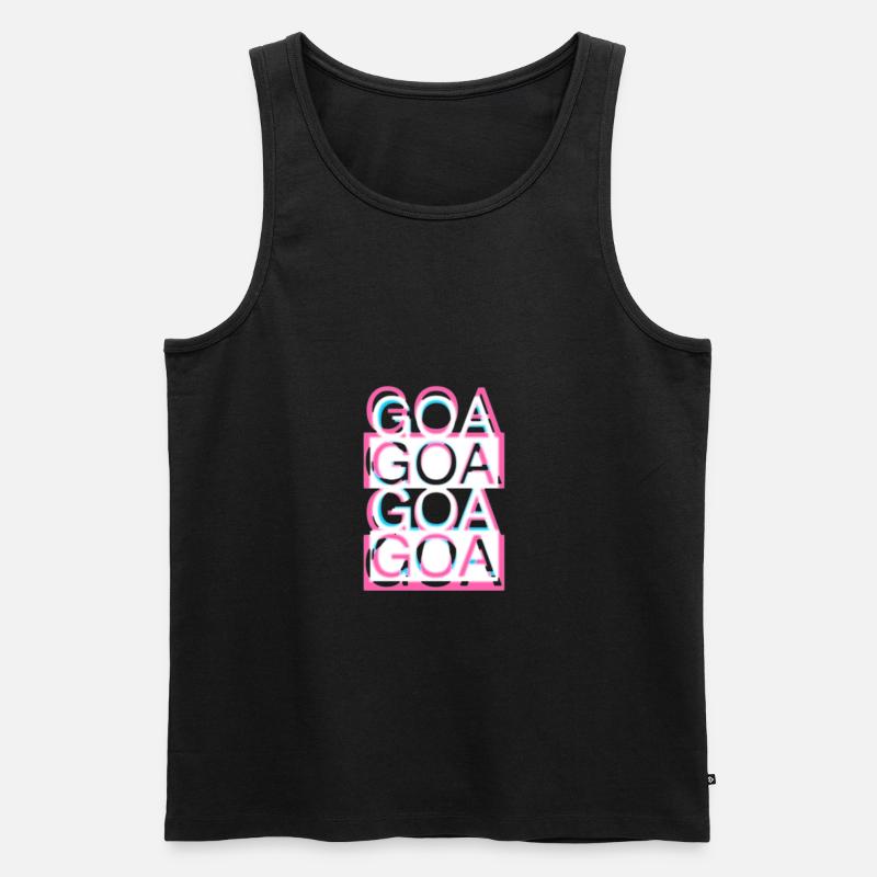 GOA GOA GOA GOA - Débardeur bio Premium Homme - noir