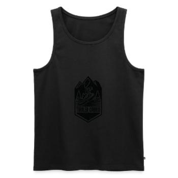 Ski-Doo SkiDoo Pistenraupe Österreich Tirol Cabrio - Männer Premium Bio Tank Top - Schwarz - Vorne - Michal (187cm)
