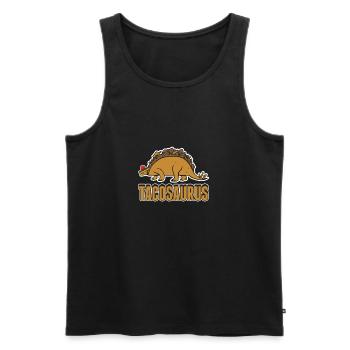 Tacosaurus Funny Taco Stegosaurus Cinco De Mayo - Débardeur bio Premium Homme - noir - Devant - AI Model Male 178 light (178cm)