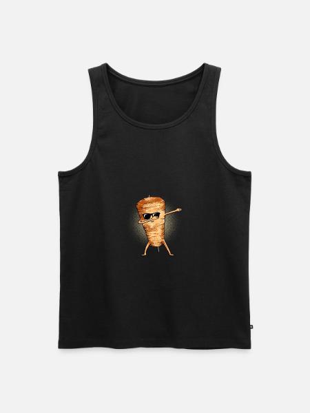 Dabbender brochette de kebab Dab - Débardeur bio Premium Homme - noir