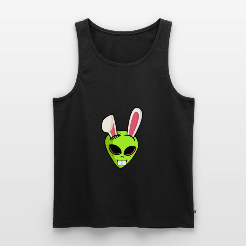 Alien alien Easter bunny Easter gift Ha Men's Premium Organic Tank Top