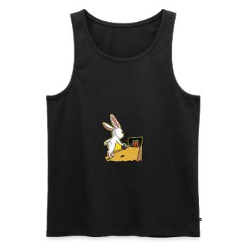 I love bowling bowling Easter gift - Men's Premium Organic Tank Top - black - Front - Michal (187cm)