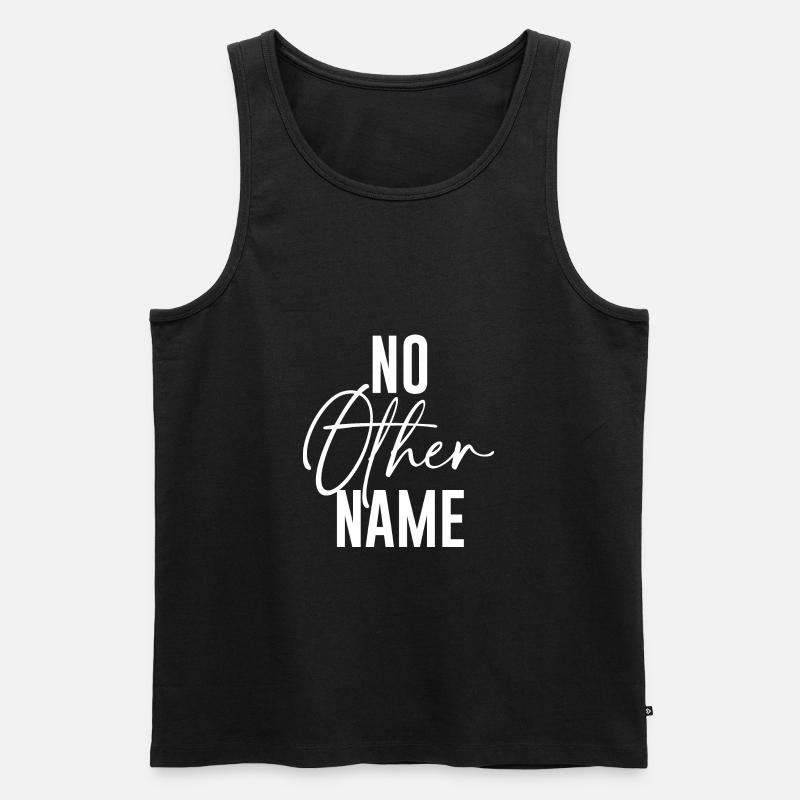 Christliche Sprüche - Männer Premium Bio Tank Top - Schwarz