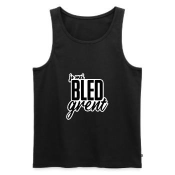 Bled grent - Männer Premium Bio Tank Top - Schwarz - Vorne - Michal (187cm)