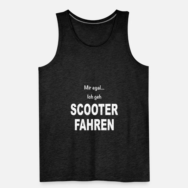 Scooter Stunt Scooter Tretroller Roller E-Scooter Männer Premium Bio Tank Top