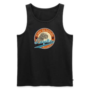Cane10 - Männer Premium Bio Tank Top - Schwarz - Vorne - Michal (187cm)
