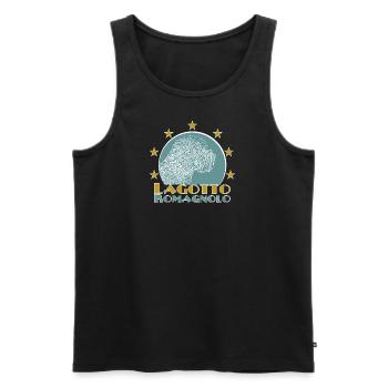 Cane11 2 - Männer Premium Bio Tank Top - Schwarz - Vorne - Michal (187cm)