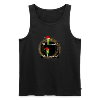 Entzünde den Tornado 2.0 - Männer Premium Bio Tank Top - Schwarz - Vorne - AI Model Male 178 light (178cm)