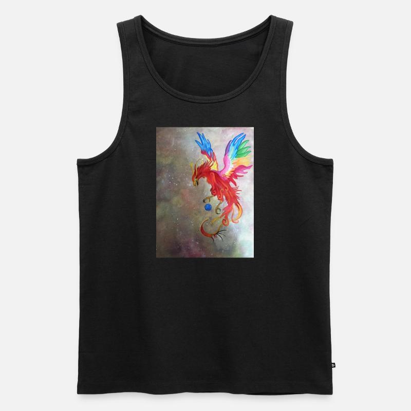 Phönix - Männer Premium Bio Tank Top - Schwarz
