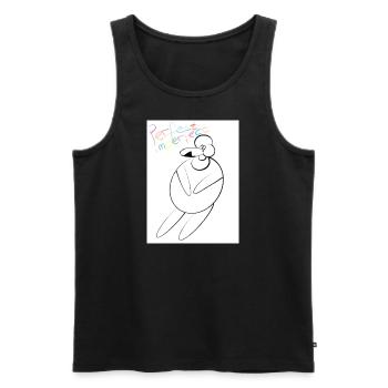 Colorful, charming, one of a kind! - Männer Premium Bio Tank Top - Schwarz - Vorne - AI Model Male 178 light (178cm)