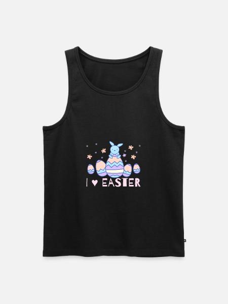 easter day - Men's Premium Organic Tank Top - black