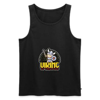 Viking en formation - Débardeur bio Premium Homme - noir - Devant - Michal (187cm)