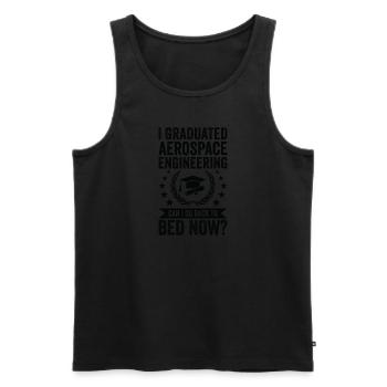 I have completed Software Engineering - Men's Premium Organic Tank Top - black - Front - Michal (187cm)