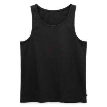Vintage T-Rex - Men's Premium Organic Tank Top - black - Front - Michal (187cm)