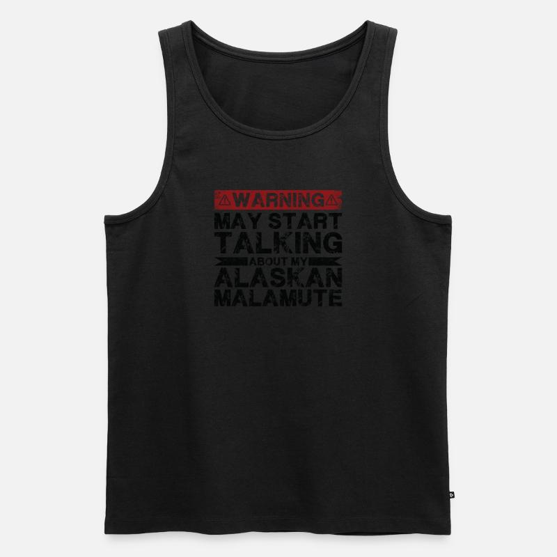 Apropos Alaskan Malamute - Männer Premium Bio Tank Top - undefined