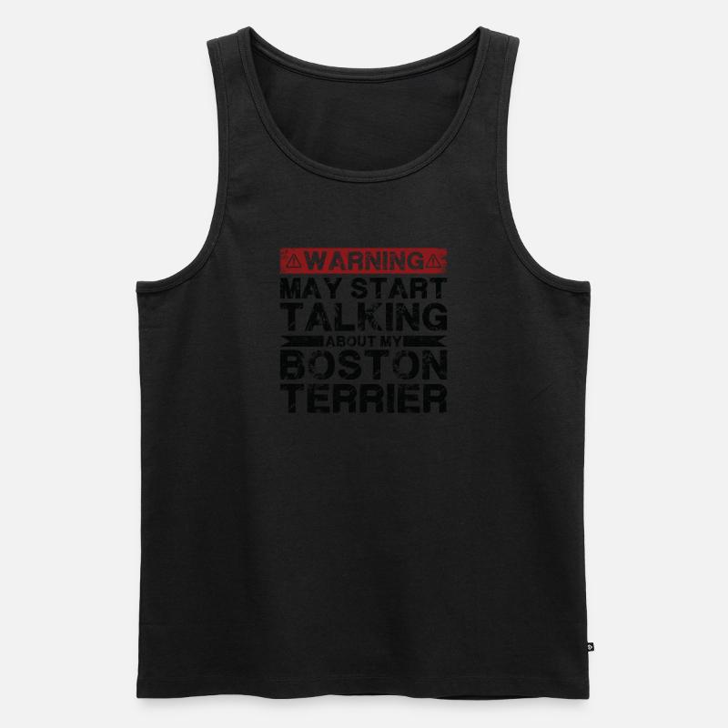 Apropos Boston Terrier - Männer Premium Bio Tank Top - undefined