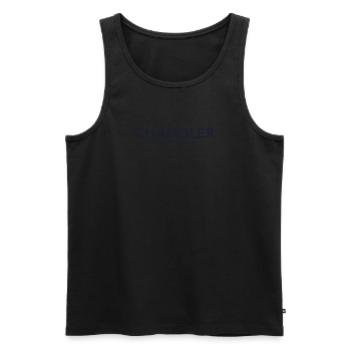 USA Stadt Koordinaten - Chandler - Männer Premium Bio Tank Top - Schwarz - Vorne - Michal (187cm)