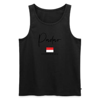 Grèce Flag Holidays - Islande Padar - Débardeur bio Premium Homme - noir - Devant - Michal (187cm)