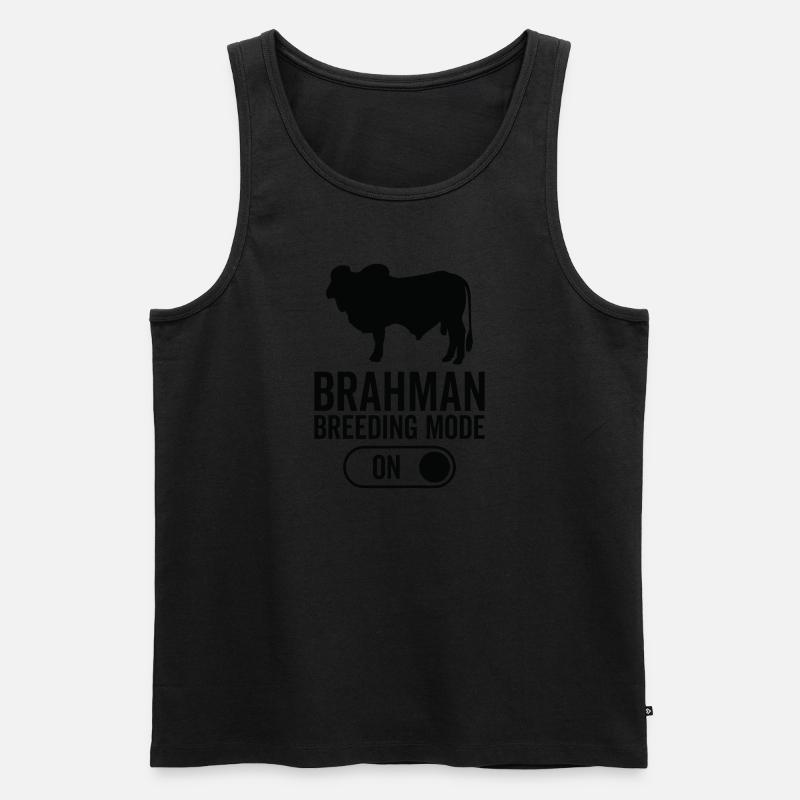 Kuhzuchtmodus Auf - Brahman - Männer Premium Bio Tank Top - undefined